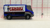 Blue Fenski eStar Electric Van 2017 MB1091 FHG70 Matchbox Diecast Car