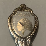 Iowa Native Warrior Collectable Souvenir Spoon DG
