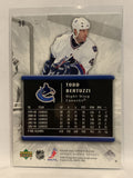 #98 Todd Bertuzzi Vancouver Canucks 2005-06 Upper Deck Rookie Update Hockey Card