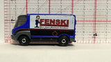 Blue Fenski eStar Electric Van 2017 MB1091 FHG70 Matchbox Diecast Car