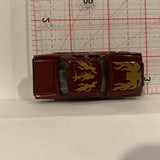 Red Flames Stock Racer Unbranded Diecast Car DH