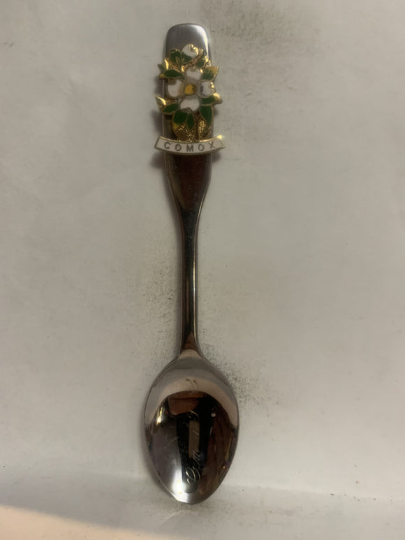 Comox BC Dogwood Flower Souvenir Spoon