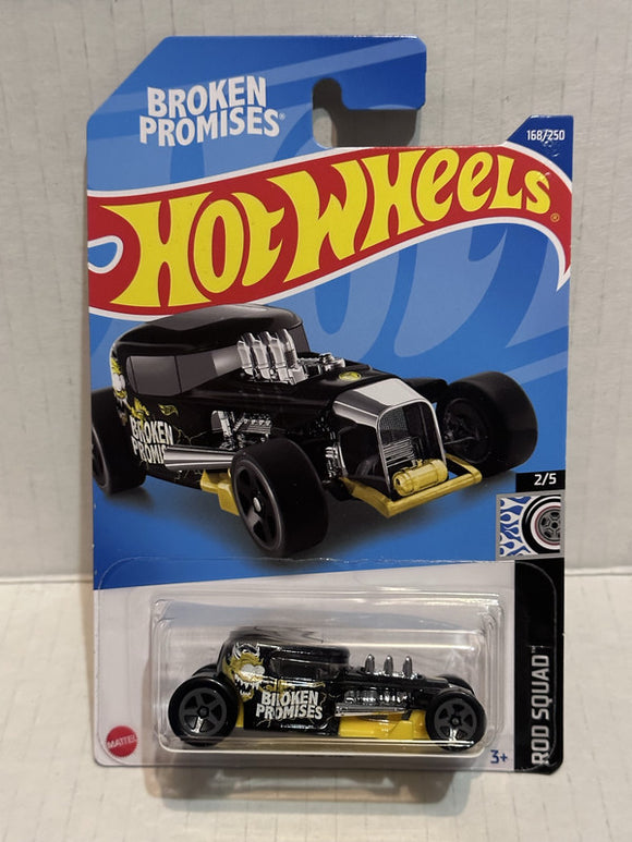 Black Broken Promises Mod Rod Rod Squad 2/5 168/250 HCV17 2021 Hot Wheels Diecast Car