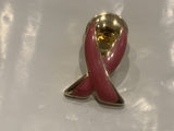 Pink Ribbon Lapel Hat Pin DO