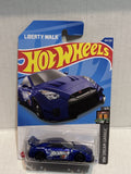 Blue LB-Silhouette Works GT Nissan 35GT-RR Ver 2 5/5 154/250 HCT99 2021 Hot Wheels Diecast Car