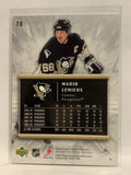 #78 Mario Lemieux Pittsburgh Penguins 2005-06 Upper Deck Rookie Update Hockey Card
