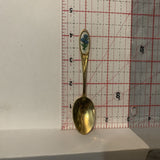 Blue Flowers collectable Souvenir Spoon PZ