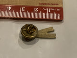 Green Ribbon Lapel Hat Pin DO