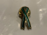 Green Ribbon VO Lapel Hat Pin DO