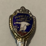 Minnesota Land of 10 000 Lakes Collectable Souvenir Spoon DH
