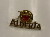 I Love Heart Alberta Lapel Hat Pin BI