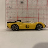 Yellow Racer X Street Car Hot Wheels Diecast Car DI