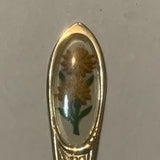Pink Flowers Collectable Souvenir Spoon DH