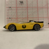 Yellow Racer X Street Car Hot Wheels Diecast Car DI