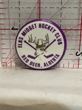 Elks Midget Hockey Club Red Deer Alberta Button Pinback
