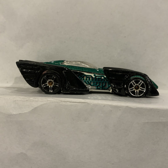 Black Green Shredster ©2000 Hot Wheels Diecast Car DI