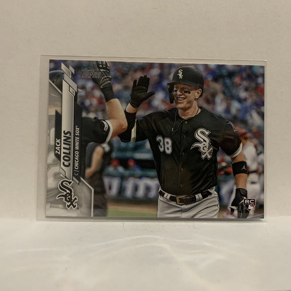 #208 Zack Collins Rookie Chicago White Sox 2020 Topps Series 1 Baseball Card IA