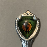 Oklahoma Sun Warrior Logo Collectable Souvenir Spoon DH