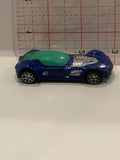 Blue Ballistik Mcdonalds 2009 Hot Wheels Toy Diecast Car