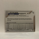 #165 Matthew Boyd Detroit Tigers 2020 Topps Series 1 Baseball Card IA