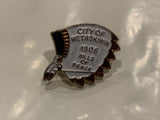City of Wetaskiwin Hills of Peace Lapel Hat Pin DP