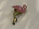 Pink Flamingo Bird Lapel Hat Pin BJ