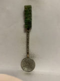 Mexico Green Idol Calander Souvenir Spoon