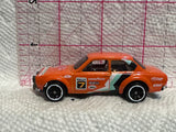 Orange '70 Ford Escort RS1600 2014 Hot Wheels Diecast Car