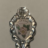 Wild Rose Alberta Flower Collectable Souvenir Spoon DH