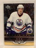 #243 Jean-Francois Jacques Rookie Gems Edmonton Oilers 2005-06 Upper Deck Black Diamond Hockey Card