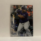 #98 Jesus Aguilar Tampa Bay Rays 2020 Topps Series 1 Baseball Card IA