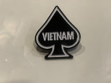 Spade Vietnam Lapel Hat Pin BJ