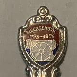 Bicentennial USA 1776 1976 Cannon Collectable Souvenir Spoon DH