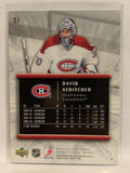 #51 David Aebischer Montreal Canadiens 2005-06 Upper Deck Rookie Update Hockey Card
