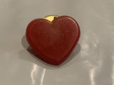 Red Heart Lapel Hat Pin DP