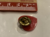 Red Heart Lapel Hat Pin DP