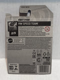 White Fast Fish HW Speed Team 2/5 47/250 HCX67 2021 Hot Wheels Diecast Car