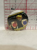 Three Stoogies Movie Poster Button Pinback