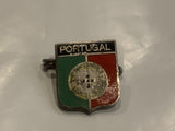 Portugal Flag Crest Emblem Lapel Hat Pin BJ