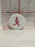 Pink Ribbon Button Pinback
