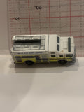 White Dallas Fort Worth Airport Fire Engine Hazard Squad Matchbox Toy Diecast Car