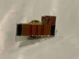 Army Ribbon '72 Lapel Hat Pin BJ
