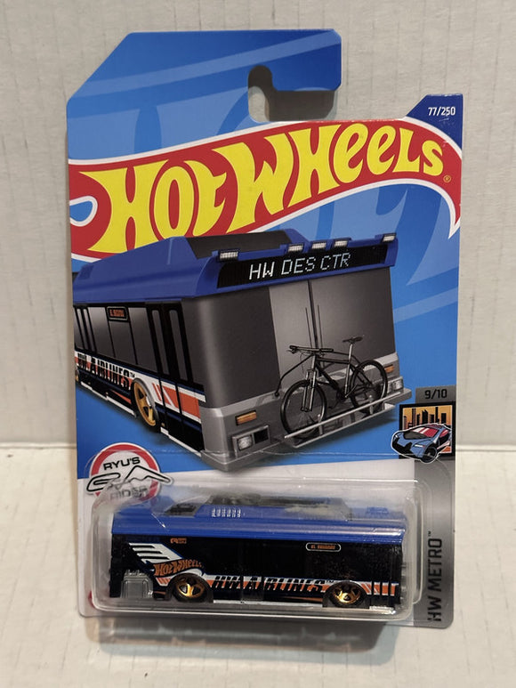 Blue Ain't Fare HW Metro 9/10 77/250 HCX00 2021 Hot Wheels Diecast Car