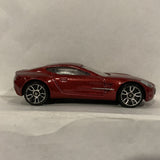 Red Aston Martin One-77 ©2011 Hot Wheels Diecast Car DJ