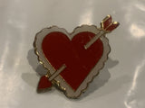 Valentine Heart Arrow Lapel Hat Pin DQ