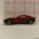 Red Aston Martin One-77 ©2011 Hot Wheels Diecast Car DJ