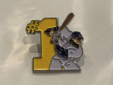 #1 Baseball Player Lapel Hat Pin BJ