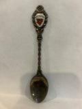 Merry Christmas Pointsettia Flower Souvenir Spoon