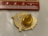 Lion Head Mane Lapel Hat Pin DQ