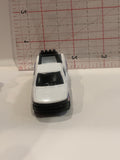 White Highway Patrol Police Truck Unbranded Toy Diecast Car